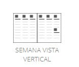 Agenda anual a semana vista vertical